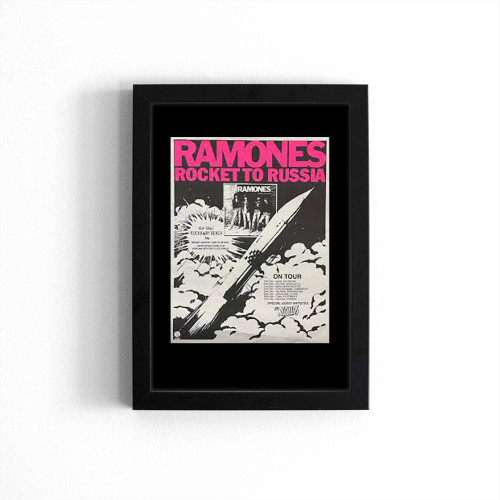 Ramones Rocket To Russia 1977 Poster