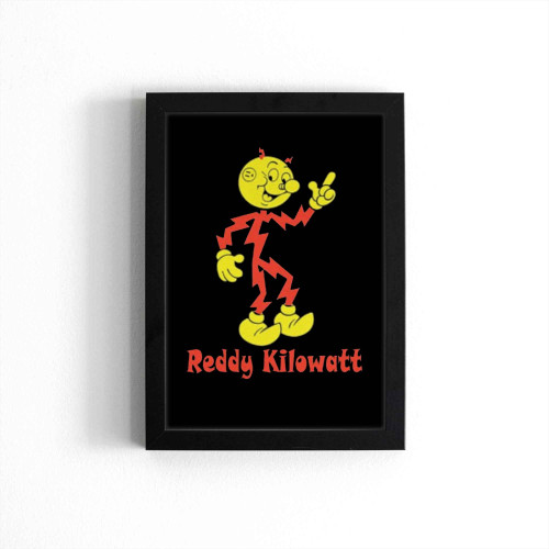 Reddy Kilowatt Electric Servant Retro Icon Poster