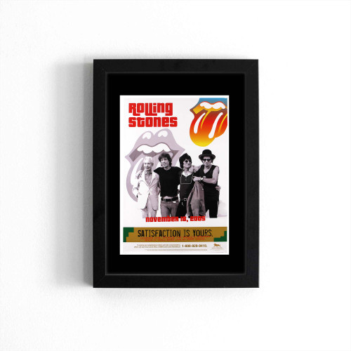 Rolling Stones Original 2005 Mgm Grand Hotel Concert Poster