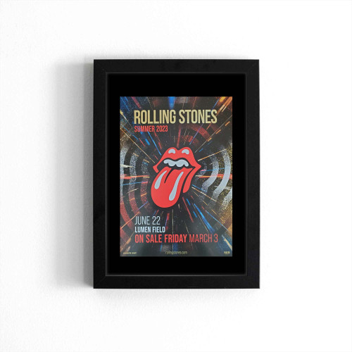 Rolling Stones Summer Tour 2023 Concert Poster