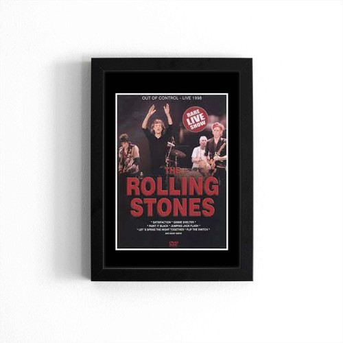 Rolling Stones The Out Of Control Live 1998 Poster