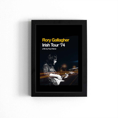 Rory Gallagher Irish Tour 74 1974 Poster