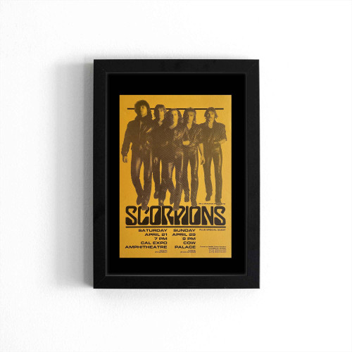 Scorpions Concert Cal Expo Theatre Poster