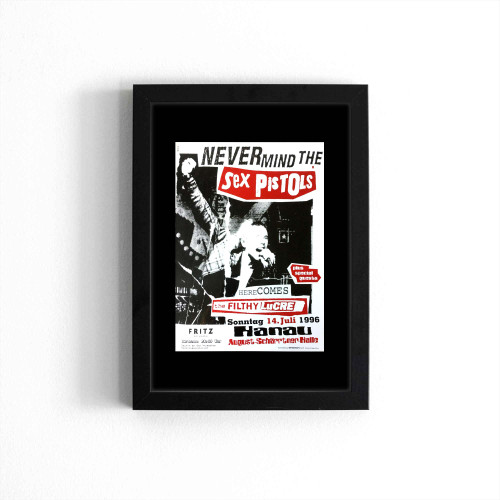 Sex Pistols 1996 German Concert Poster