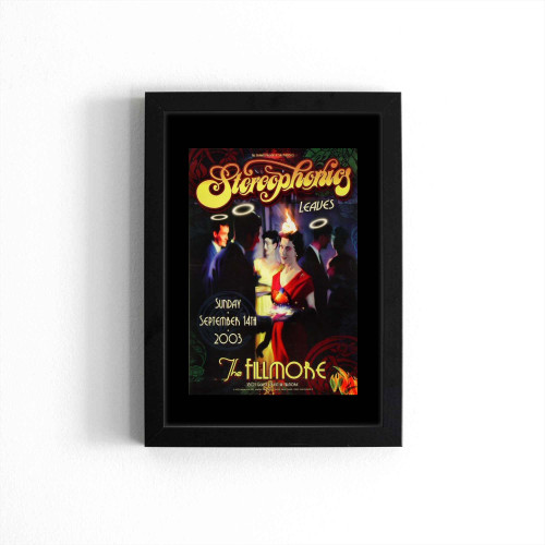 Stereophonics Vintage Concert Poster