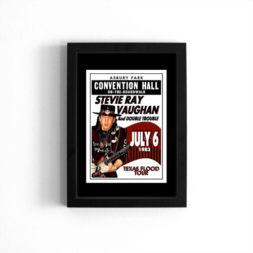 Stevie Ray Vaughan 1983 Concert Poster