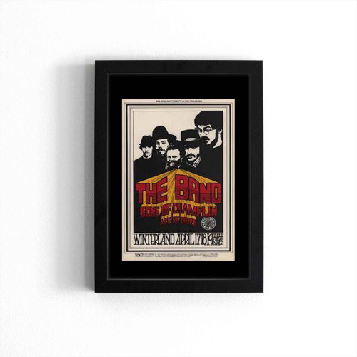 The Band Vintage Concert Poster The Band Vintage Concert Poster