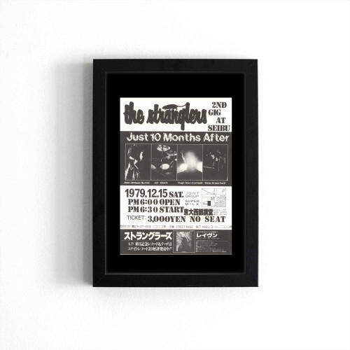 The Stranglers Live In Kyoto 1979 Poster