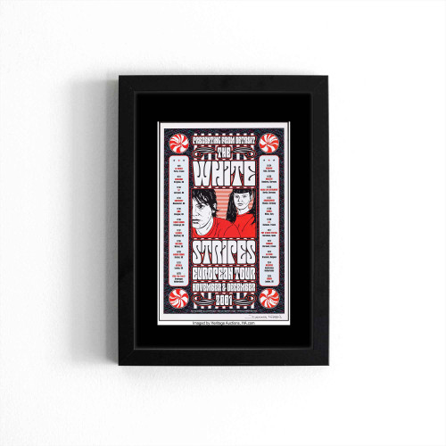 The White Stripes European Tour Poster