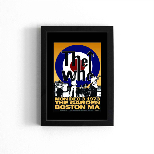 The Who Vintage Concert (3) Poster