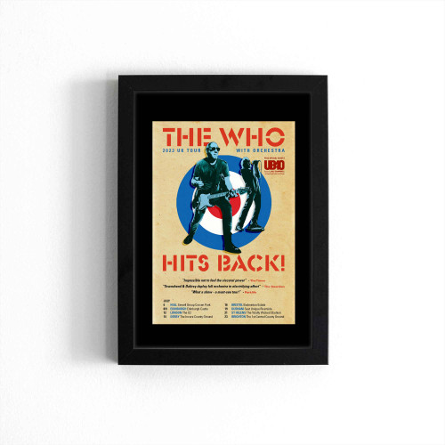 The Who Who 2020 Uk Arena Tour 12 Poster