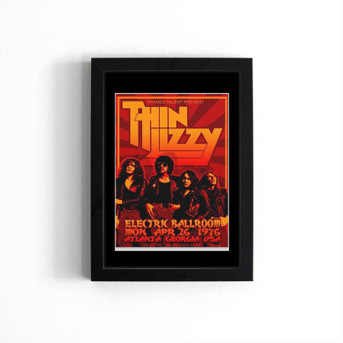 Thin Lizzy 1976 Tour Poster