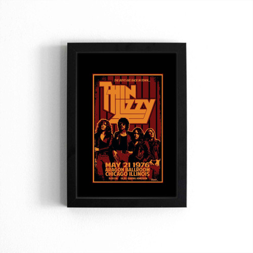 Thin Lizzy Concert Poster