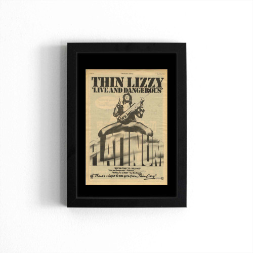Thin Lizzy Live & Dangerous 2png Poster