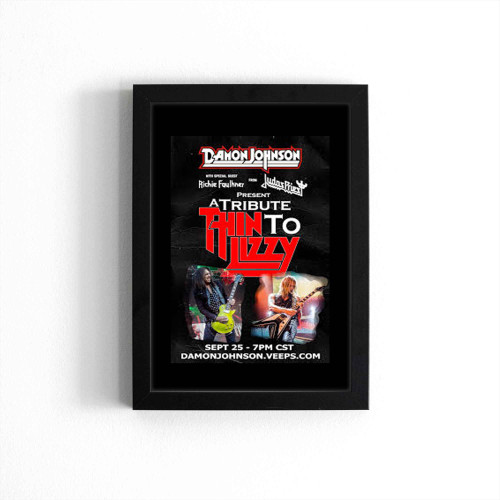Thin Lizzy Live Tribute Poster Thin Lizzy Live Tribute Poster