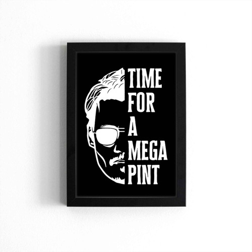 Time For A Mega Pint Johnny Depp Support Poster