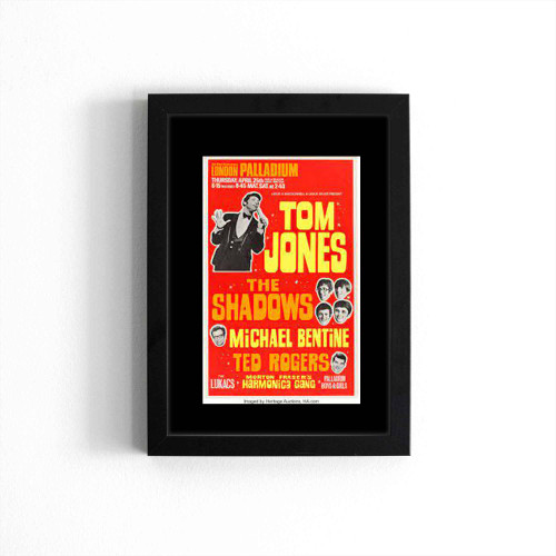 Tom Jones London Palladium Concert Poster