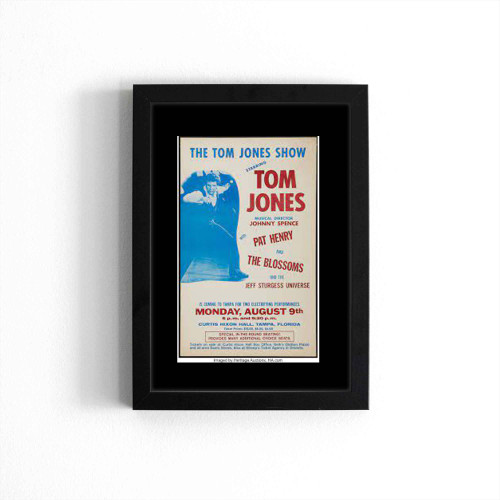Tom Jones Show Concert Poster Tom Jones Show Concert Poster