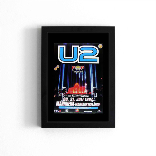 U2 Pop Tour German Concert Poster