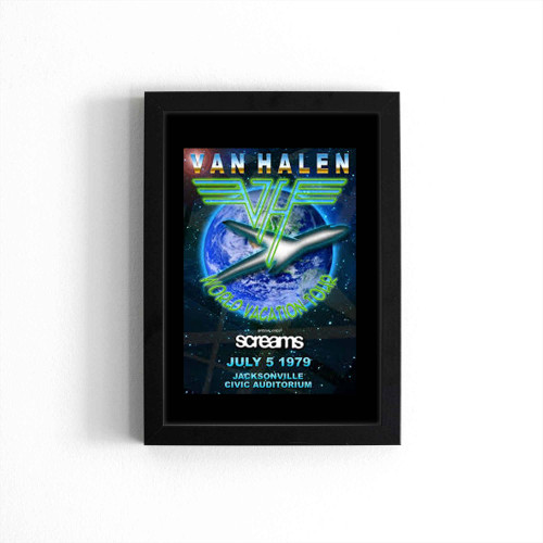 Van Halen Jax Concert Poster
