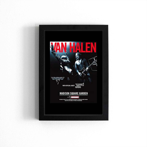 Van Halen Original Concert 1 Poster