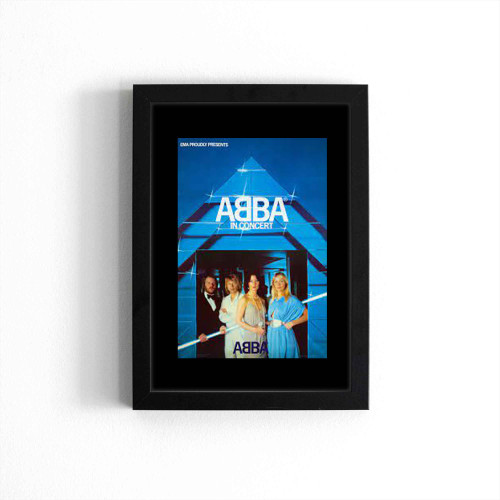 Vintage Abba In Concert Poster