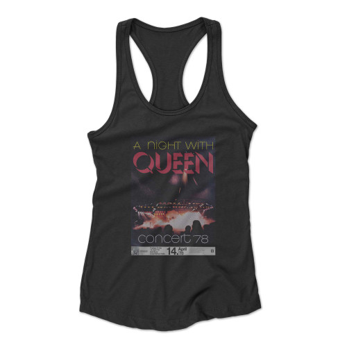 1978 Queen Concert Racerback Tank Top