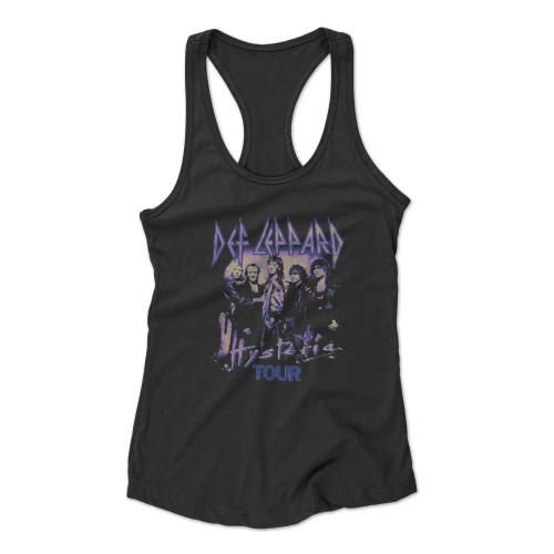 Def Leppard Hysteria Tour 11 Racerback Tank Top Def Leppard Hysteria Tour 11 Racerback Tank Top