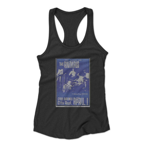 Eric Burdon And The Animals At The Colorado Springs City Auditorium Racerback Tank Top