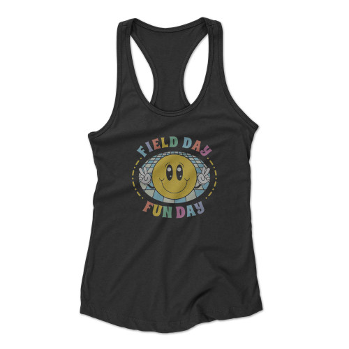 Field Day Let Games Start Kids Boys Girls Teachers Racerback Tank Top