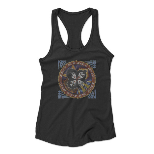 Kiss Rock And Roll Over 1 Racerback Tank Top