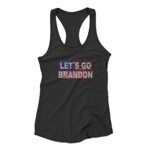 Let's Go Brandon Fjb Brandon Chant Political Racerback Tank Top