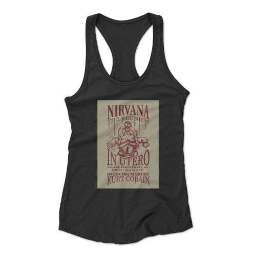 Mock Nirvana Concert Racerback Tank Top