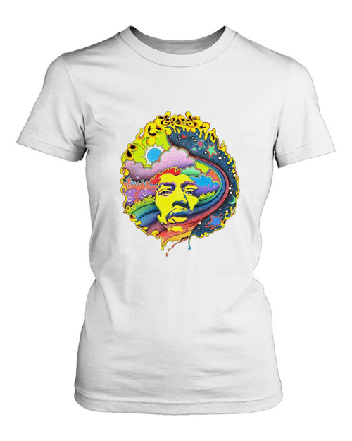 Jimi Hendrix Legend Art Women's T-Shirt Tee