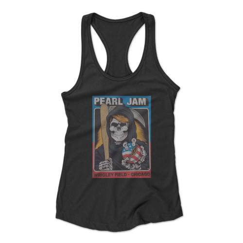 Pearl Jam Live At Chicago Classic Rock Concert Life Size S By Jacob George Racerback Tank Top
