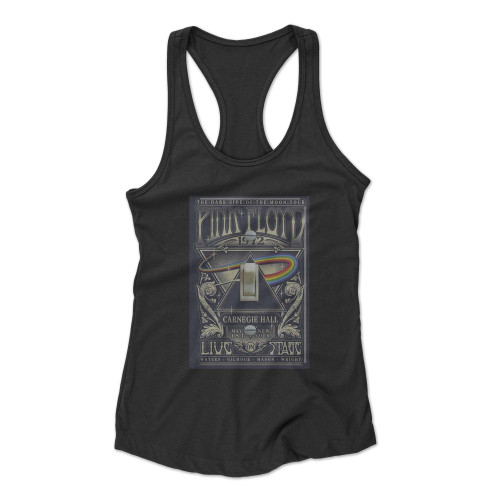Pink Floyd 1972 Carnegie Hall Vintage Concert Racerback Tank Top