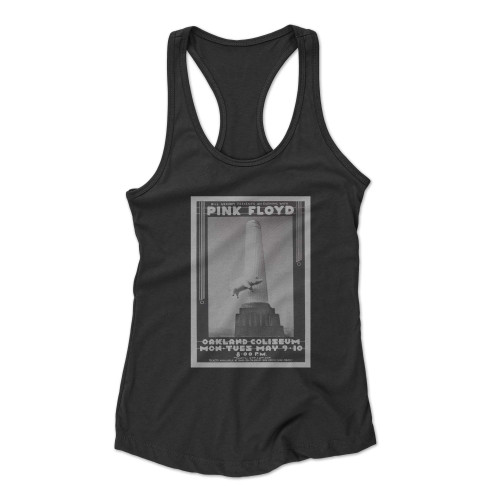 Pink Floyd Original Vintage Concert By Randy Tuten Racerback Tank Top