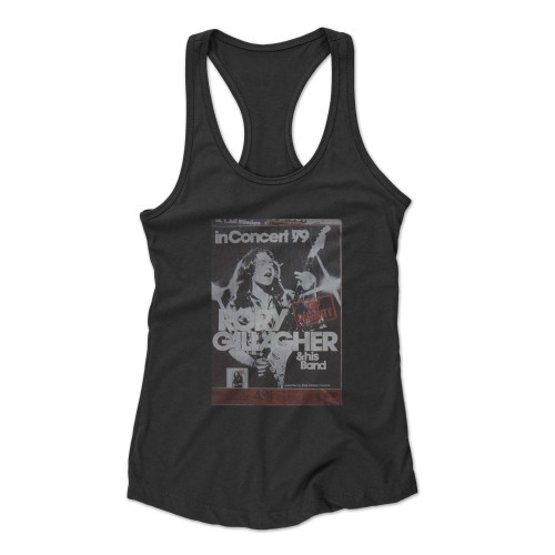 Rory Gallagher From Rory Gallagher's Concert Racerback Tank Top