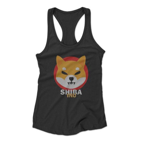 Shiba Inu Crypto Coin Cryptocurrency Racerback Tank Top