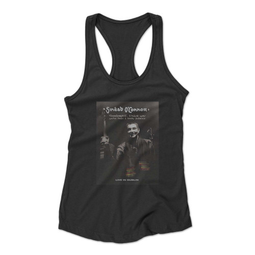 Sinead O'connor Goodnight Thank You You've Been A Lovely Audience Racerback Tank Top