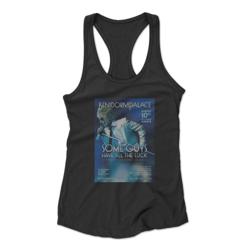 Some Guys Have All The Luck The Rod Stewart Story Racerback Tank Top