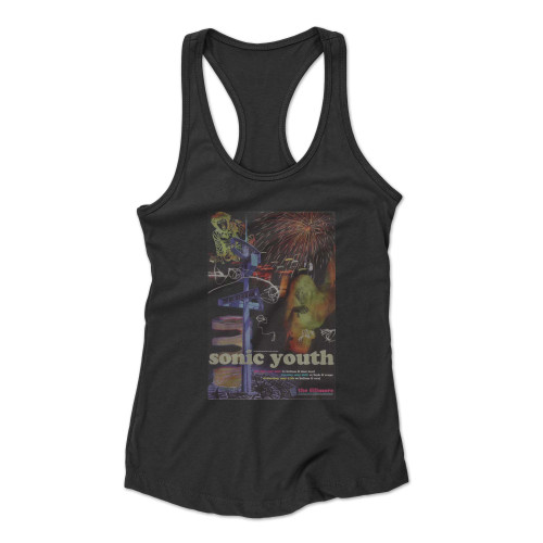 Sonic Youth Vintage Concert 1 Racerback Tank Top