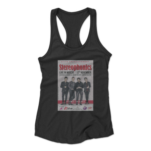 Stereophonics Live In Muscat Racerback Tank Top