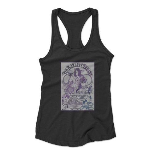 Syd Barrett Concert S 1 Racerback Tank Top Syd Barrett Concert S 1 Racerback Tank Top