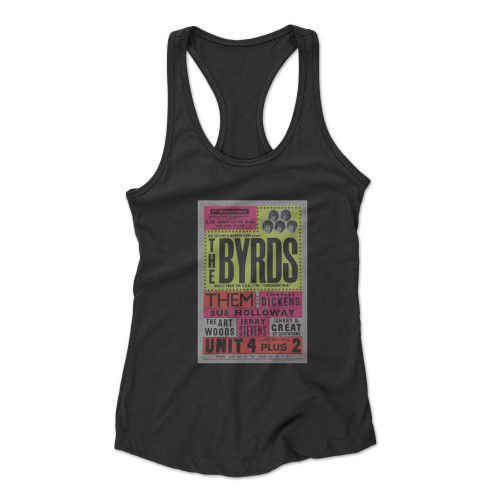 The Byrds Art Woods Them Original 1965 Racerback Tank Top
