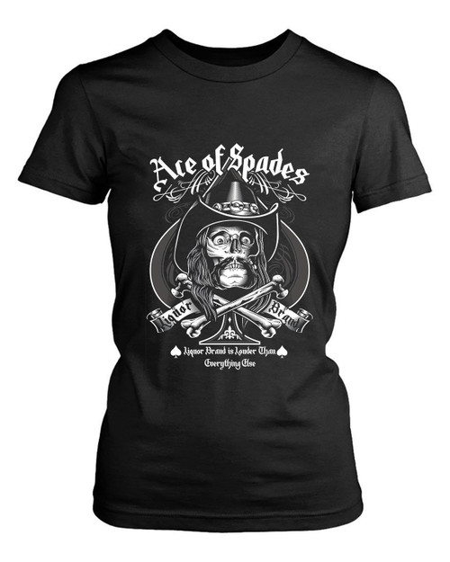 Ace Of Space Lammy Skull Women's T-Shirt Tee
