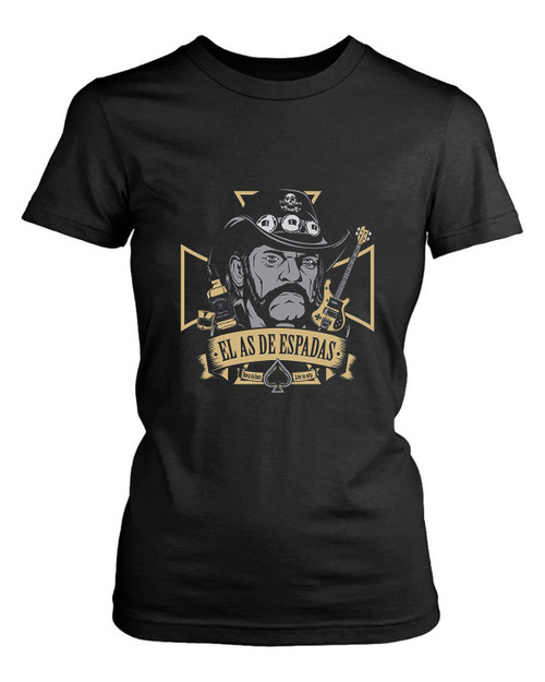 El As De Espadas Lemmy Women's T-Shirt Tee