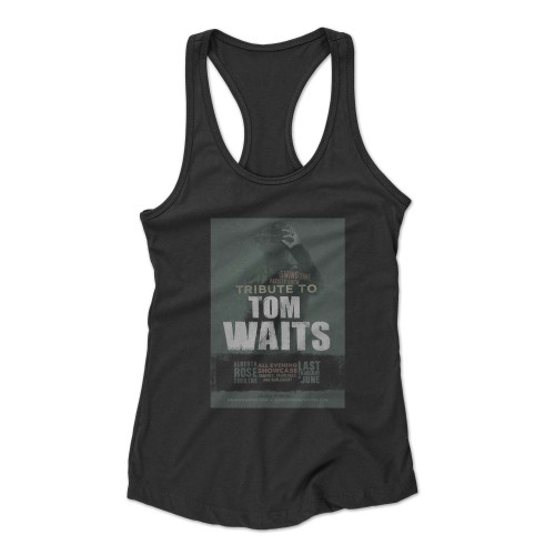 Tribute To Tom Waits Racerback Tank Top