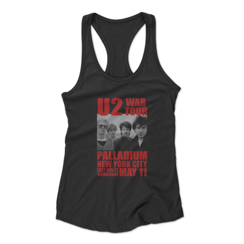 U2 Replica Palladium Nyc 1983 Concert Racerback Tank Top