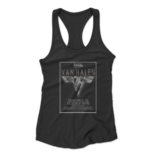 Van Halen Concert 2 Racerback Tank Top